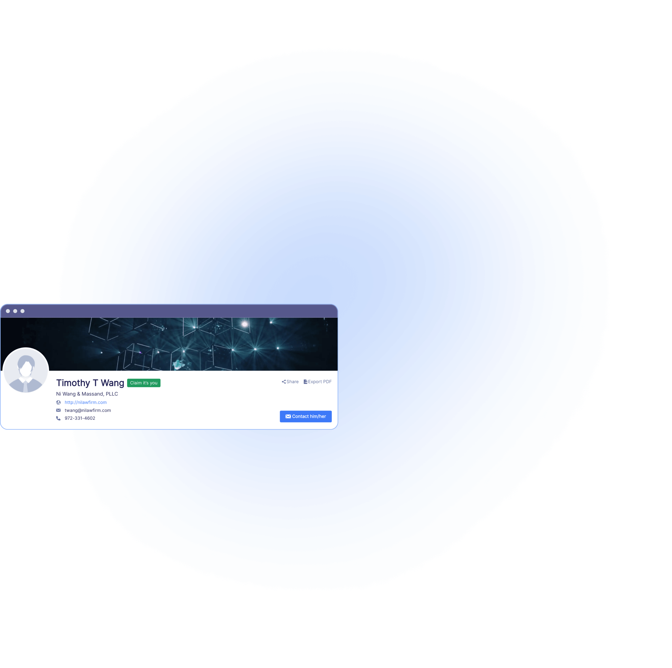 Timothy T Wang Lawyer Profile